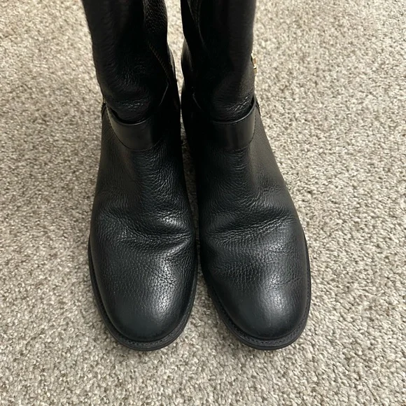 Tory Burch black leather boots - Picture 2 of 5